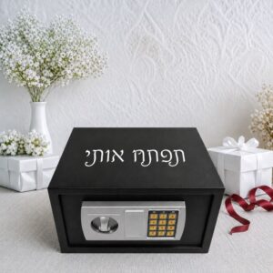 מארז כספת מקרטון שחור